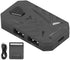 Mobile Gaming Keyboard Mouse Adapter Converter for PUBG, Android, iOS, Support Bluetooth, Adjustable Stand (Black)