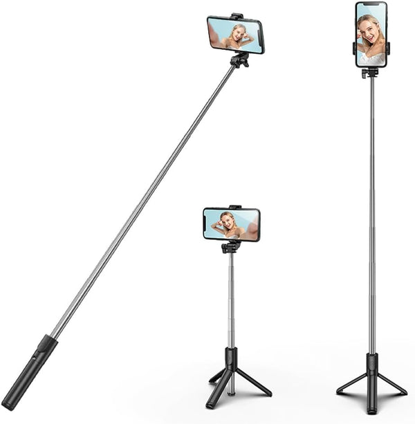 MYKOMI Selfie Stick,40 inch Extendable and Portable Stable Stick Tripod with Wireless Remote