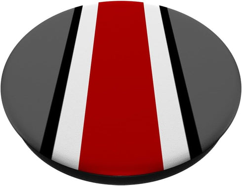 Ohio, Home State Pride, Red and Gray Striped PopSockets PopGrip: Swappable Grip for Phones & Tablets PopSockets Standard PopGrip