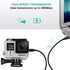 3ft Mini USB Charger Cable for GoPro Hero 4 Silver/Black, Hero 3+/3 White/Black/Silver, Hero 2/1 - Data Sync & Power