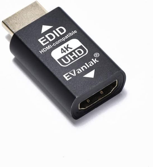 HDMI EDID Emulator Passthrough Adapter, 3rd Generation for Mac Thunderbolt to HDMI Switches/Extender/AV Receiver, 4K