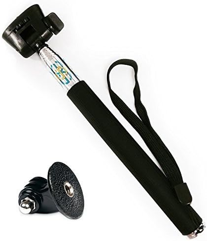 SSE 27" Extendable Handheld Monopod Selfie Stick Pole with Tripod Mount Adapter for