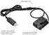 Andoer DR-E8 Dummy Battery - DC Power Bank USB Adapter Cable Replacement for Canon EOS DSLR Cameras