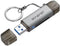 SUNEAST SD MicroSD UHS-I Dual-Slot Card Reader with USB3.2 Gen1 Type-C and Type-A