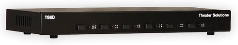 Theater Solutions TS6D Six Zone Dual Input Speaker Selector Box - 6 Pair Speaker Switcher