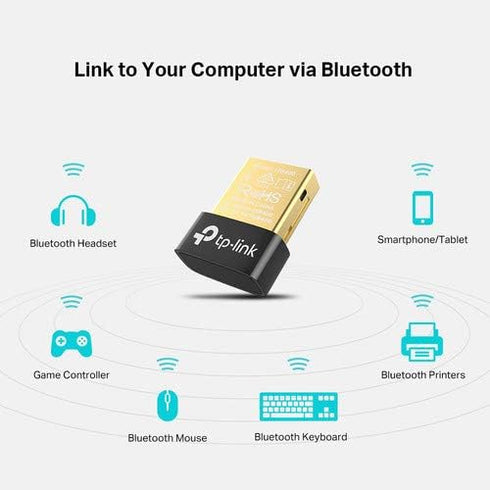 TP-Link USB Bluetooth Adapter for PC (UB400) - Bluetooth Dongle for Desktop, Laptop, 2 Pack