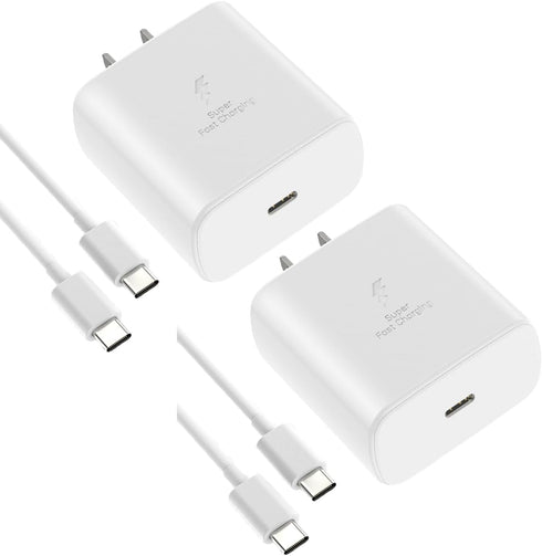 Samsung 45W Super Fast Charger, USB Type C Block PD PPS for Galaxy S24 S23 S22 Ultra Charger Plus S20 Tab S8 Plus Note
