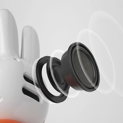 MIFFY Portable Bluetooth Speakers, Cute Wireless Speakers with Loud Stereo Sound, Built-in Mic, 40H Playtime for Room