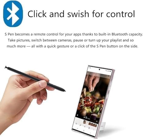 S24 Ultra S Pen (with Bluetooth) Replacement Compatible with Galaxy S24 Ultra 5G Touch S24 Stylus Pen + Replacement