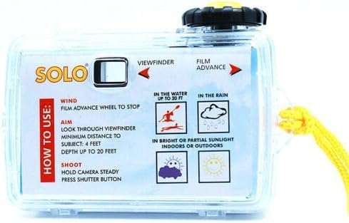 Solo H2O 35mm Single Use Underwater Camera with 400ASA 27 Exposure Film