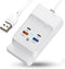 Charging Stand for iPhone 15 Pro, USB Hub 4Port 5FT with Phone Holder, Compatible with iPhone 15/14/13/12/11