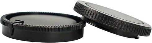 NIYI 2Sets Camera Body Cap and Rear Lens Cap Cover for Sony A A-Type Minolta AF Mount Cameras and Lenses