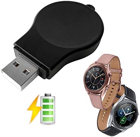 Portable USB Wireless Car Charger Keychain for Samsung Galaxy Watch 4/5, 5 Pro, Classic, 3, Active & Active2