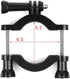 360 13-4, Reflex Camera Metal Handlebar Mount Clip Durable, Adjustable Camera Holder for Go Pro Hero Other Cameras