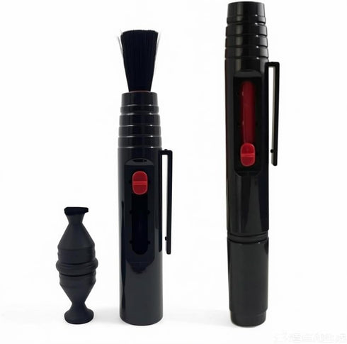 SANHOOII 2pcs Lens Cleaning Pen with Carbon Cleaning Head and Brush for DSLR