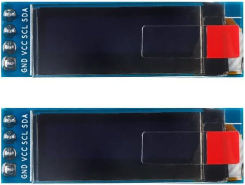 JESSINIE 0.91 Inch OLED Display Module I2C IIC Display 12832 128X32 SSD1306 Blue