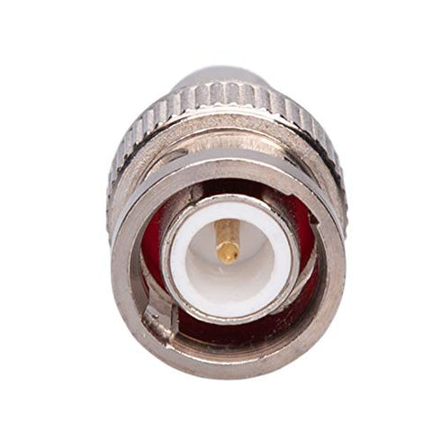 Keple BNC Male to RCA Female Phono Adapter CCTV Power Coax Coaxial Coupler Connector Plug Adaptor Compatible with CCTV