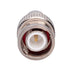 Keple BNC Male to RCA Female Phono Adapter CCTV Power Coax Coaxial Coupler Connector Plug Adaptor Compatible with CCTV
