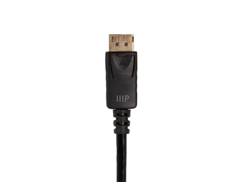 2 (6.6ft) 4K@60Hz Monoprice DisplayPort to HDTV Cable - Meter - Select Series Black