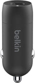 Belkin 20 Watt USB C Car Charger, Fast Charging for Apple iPhone 14, 13, iPad Pro, Samsung Galaxy S22 Ultra