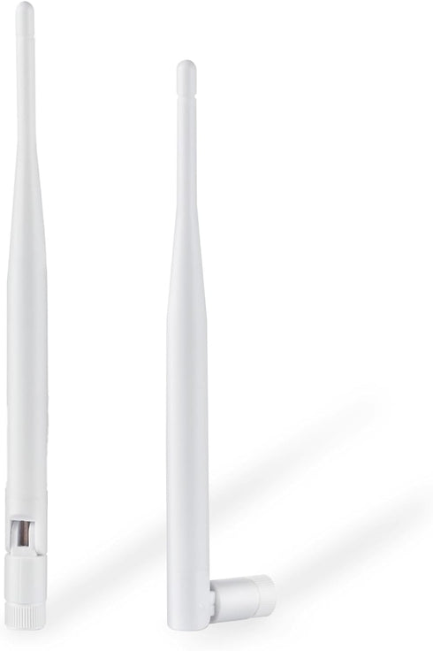 eifagur 2.4GHz 5GHz 9dBi (Pack 2), Dual Band WiFi Antenna with PR-SMA Male Connector for Reolink Security Camera DVR