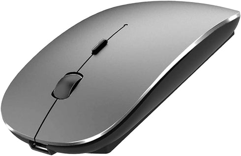 KLO Bluetooth Mouse for MacBook/Laptop/Notebook/pc/iPad/Chromebook, Wireless Mouse for MacBook Pro/AIR (Grey)