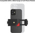 Head-Mounted Mobile Phone Holder, First-Person View Video Bracket with Clip for iPhone, Samsung, All Smartphones