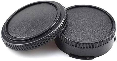 FD Body Cap & Camera Rear Lens Cover Compatible with for Canon FD FL Mount 35mm SLR Film Camera Lens Such as F1 FTB TLb T90 T80 T70 T60 AL-1 AE-1 F-1 AV-1 at-1 etc