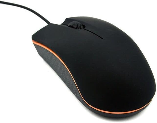 Wired Mouse, USB Wired Computer Mouse for Right or Left Hand, Ergonomic for PC, Laptop, Mac (Black)