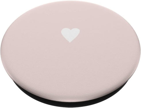 Baby Pink Cute Heart Hand Drawn Heart Minimalist Digital Art PopSockets Standard PopGrip