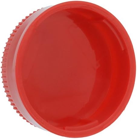 Fotodiox Designer Rear Lens Cap (Red) Compatible with Nikon F-Mount Lenses (Non-AI, AI, AIS, AF, AFD, AFS, G, DX, FX)