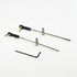 Gracilaria 2PCS (M3 End,M3x100mm RC Boat Push Rod Kit Plastic Tie Rod Ends Ball Joint with Pushrod and Pushrod