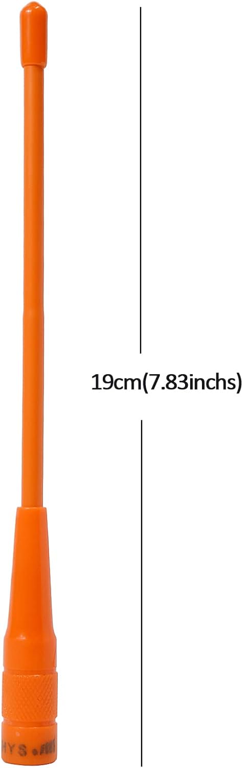 HYS 2m 70cm 2 136-174/400-470Mhz VX-3R VX-6R VX-7R VX-8R VX-150 FT-60R MD-UV380 SMA Male Antenna, VHF UHF Soft Whip Way