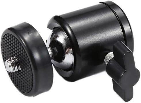 Delsmile 1/4 Mini Ball Head Screw Rotating Tripod SLR Camera Camera Light Bracket and Durable SLR Camera Tripod Bracket