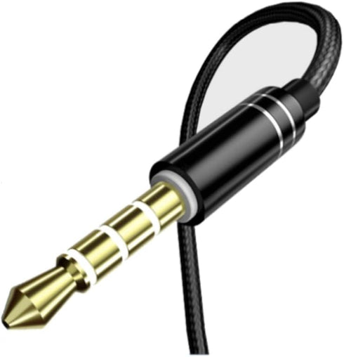 3.5mm Wired Headphones - Earbuds with Microphone and Noise Cancelling for Samsung, Switch, Kindle, and MP3 Players