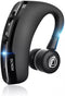 Bluetooth Headset Wireless Business Single Earpiece Voice Answer in Ear Earbuds for Trucker Driving Running, 10 Hour