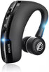 Bluetooth Headset Wireless Business Single Earpiece Voice Answer in Ear Earbuds for Trucker Driving Running, 10 Hour