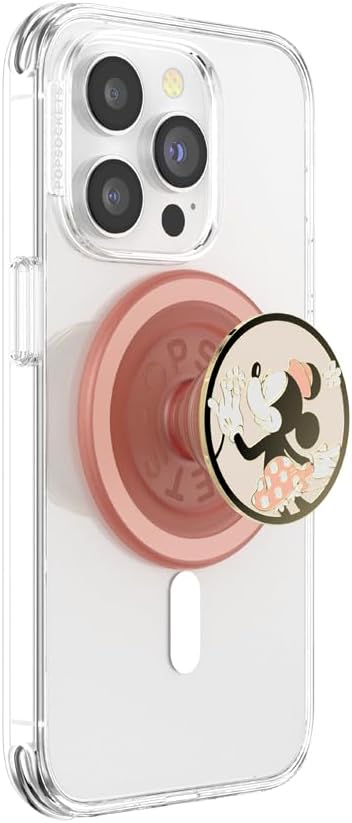 PopSockets Disney Enamel Minnie Daisy SNIFF Round Phone Grip Compatible with MagSafe