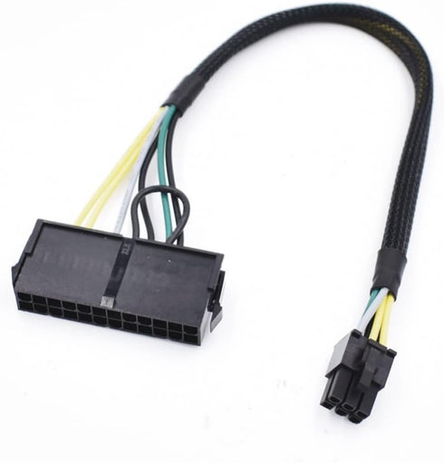 for Dell Motherboard with 6 Pin Port 24 Pin to 6 Pin ATX PSU Power Adapter Cable 13.3-inch(34cm)