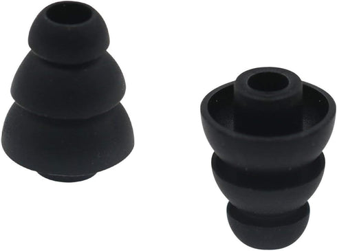 BLLQ 12 12 (431B) Earbuds Tips Pairs Replacement Triple Flange Conical EarTips Earbuds Eartips for Most in-Ear
