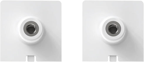 Holicfun 1/4 Inch Threaded Mount Adapter for Ring Solar Panel - 2 Pack, White