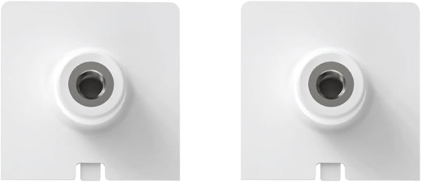 Holicfun 1/4 Inch Threaded Mount Adapter for Ring Solar Panel - 2 Pack, White