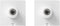 Holicfun 1/4 Inch Threaded Mount Adapter for Ring Solar Panel - 2 Pack, White