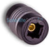 SatelliteSale Digital Toslink SPDIF Optical Female to Female Coupler, PVC Black Adapter