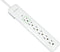 Monoprice 109198 White 6 Outlet Slim Surge Protector Power Strip - 3ft Cord | UL Rated 540 Joules