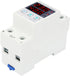 Intelligent 230V AC Current Protector 63A, Adjustable Over-Voltage Under-Voltage Single Phase Protective Device