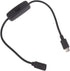 GANPUB Black Micro USB Extension Cord with On Female to Male Extension Cable