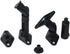 VideoSecu 2 Satellite Speaker Wall Ceiling Mounts Brackets 1EH (Black, 2 Pack)