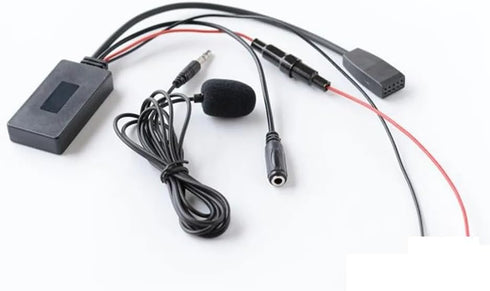 Car Business CD Bluetooth Music Audio Cable 10Pin Microphone Mic Handsfree Phone Call Adapter for BMW E46 10Pin Socket