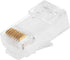 Monoprice Cat6 Plug Solid W/Insert, 100pcs/Bag, 50U